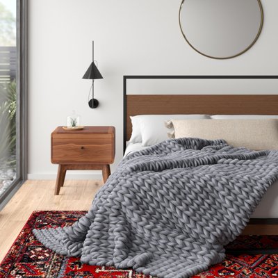 Alloy Australian Wool Chunky Knit Wool Blanket
