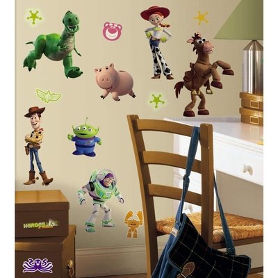 Green Brown Blue Vinyl Toy Story Wall Children&rsquo;s Decal