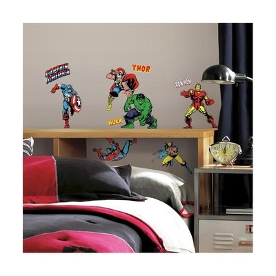 Marvel Comics Classics Vinyl Semi Gloss Children&rsquo;s Wall Decal