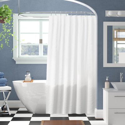 Anti Mildew Formula Single Shower Curtain