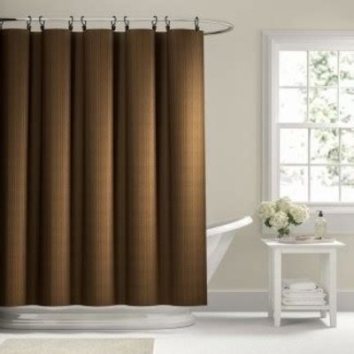 Contemporary Polyester Single Shower Curtain