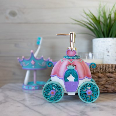 Matte Resin Princess Soap Dispenser