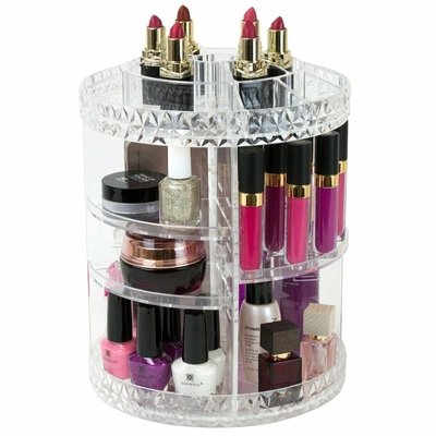 Metal Portable Makeup Organizer Bag
