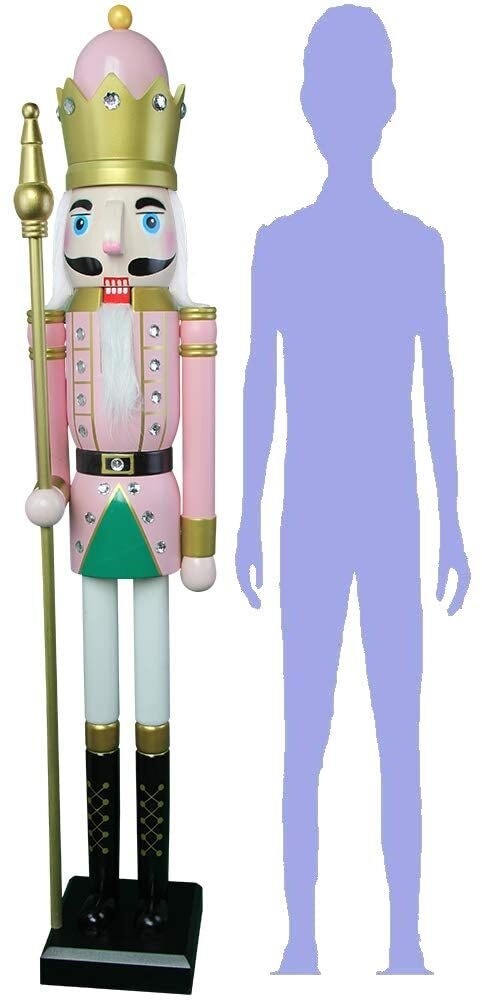 Giant Christmas Wooden Nutcracker King