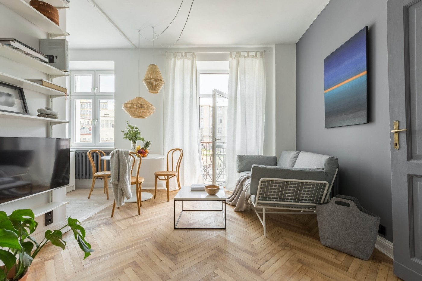 Apartment in scandinavian style