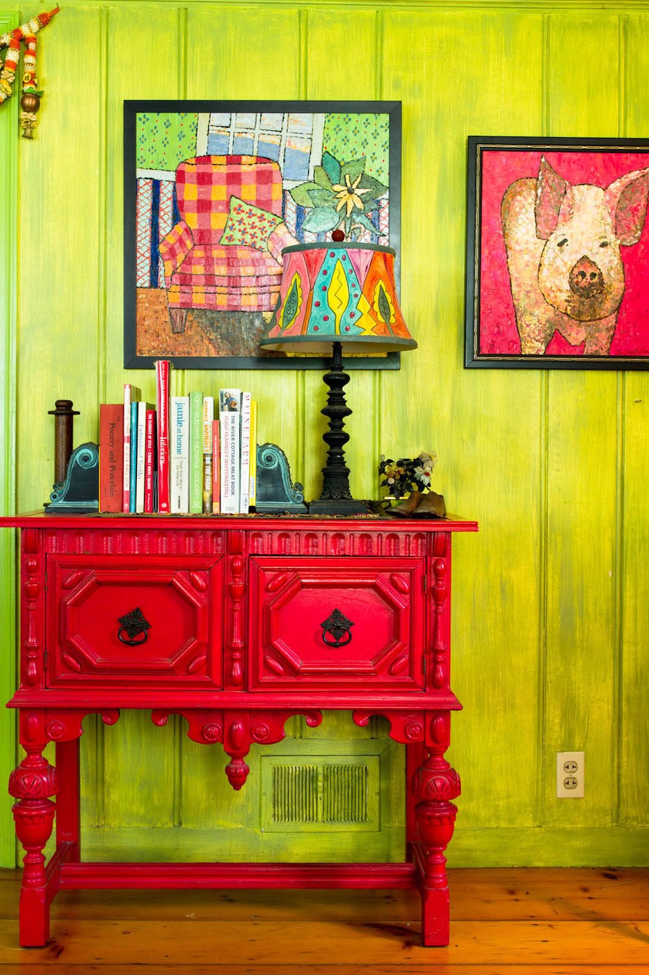 Brightly Painted Furniture Idea