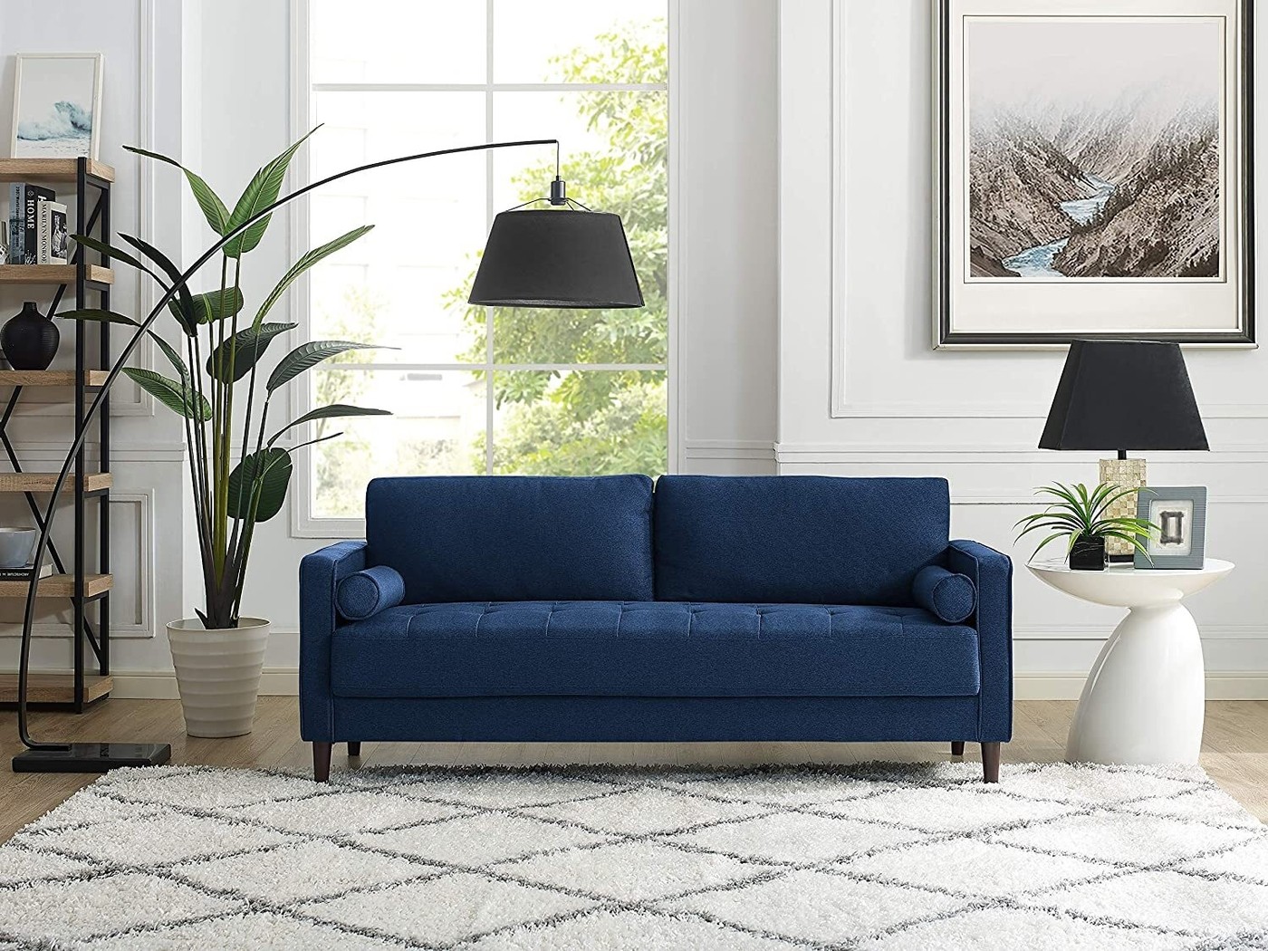 Navy Blue Sofa